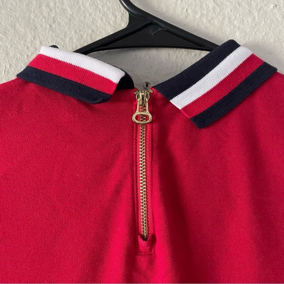 Tommy Hilfiger Collared Polo Dress Women’s XS Red T Shirt Dress Cotton Mini - Picture 10 of 15